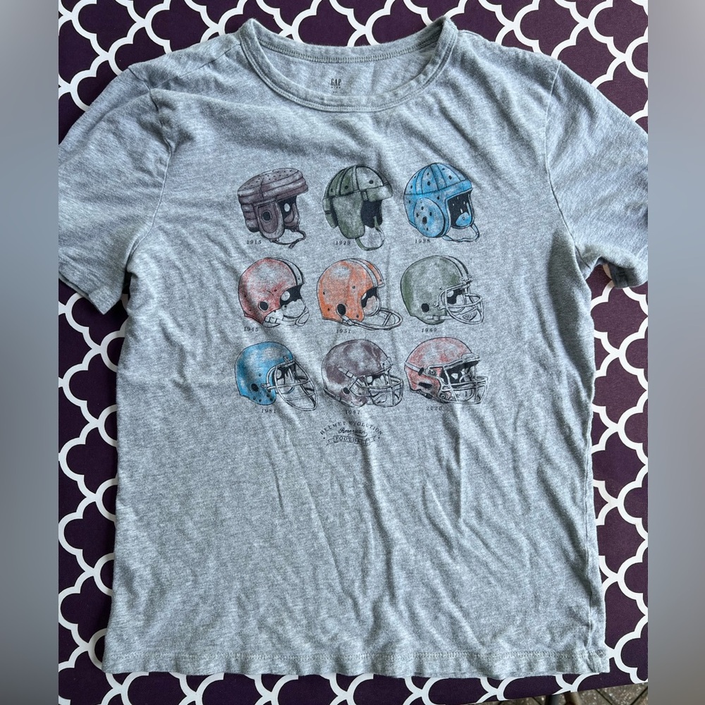 Gap football cotton short sleeve tee